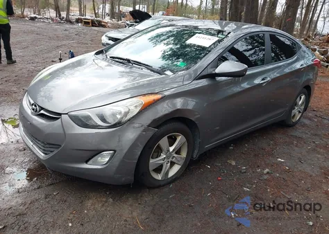 2013 Hyundai Elantra Gls из США, поврежденный, VIN 5NPDH4AE8DH386963